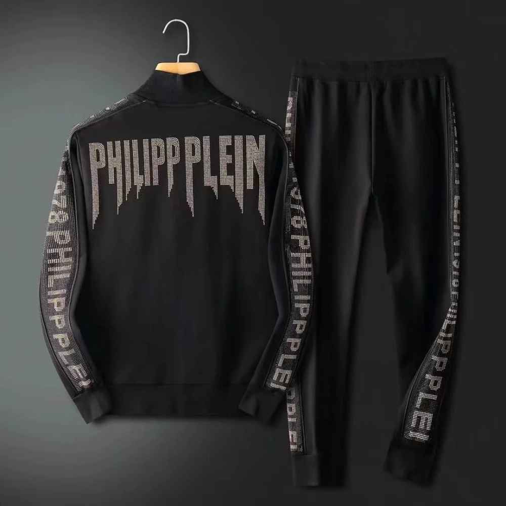 Philipp Plein Black Premium Quality Track Set-1