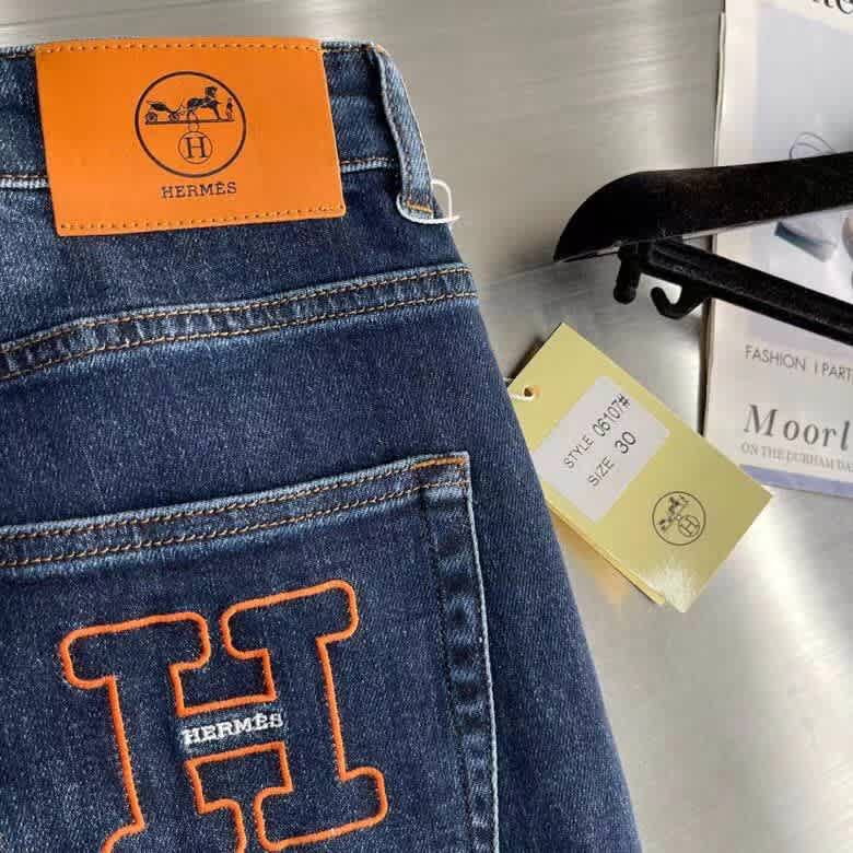 Hermes Blue Premium Quality Jeans-3