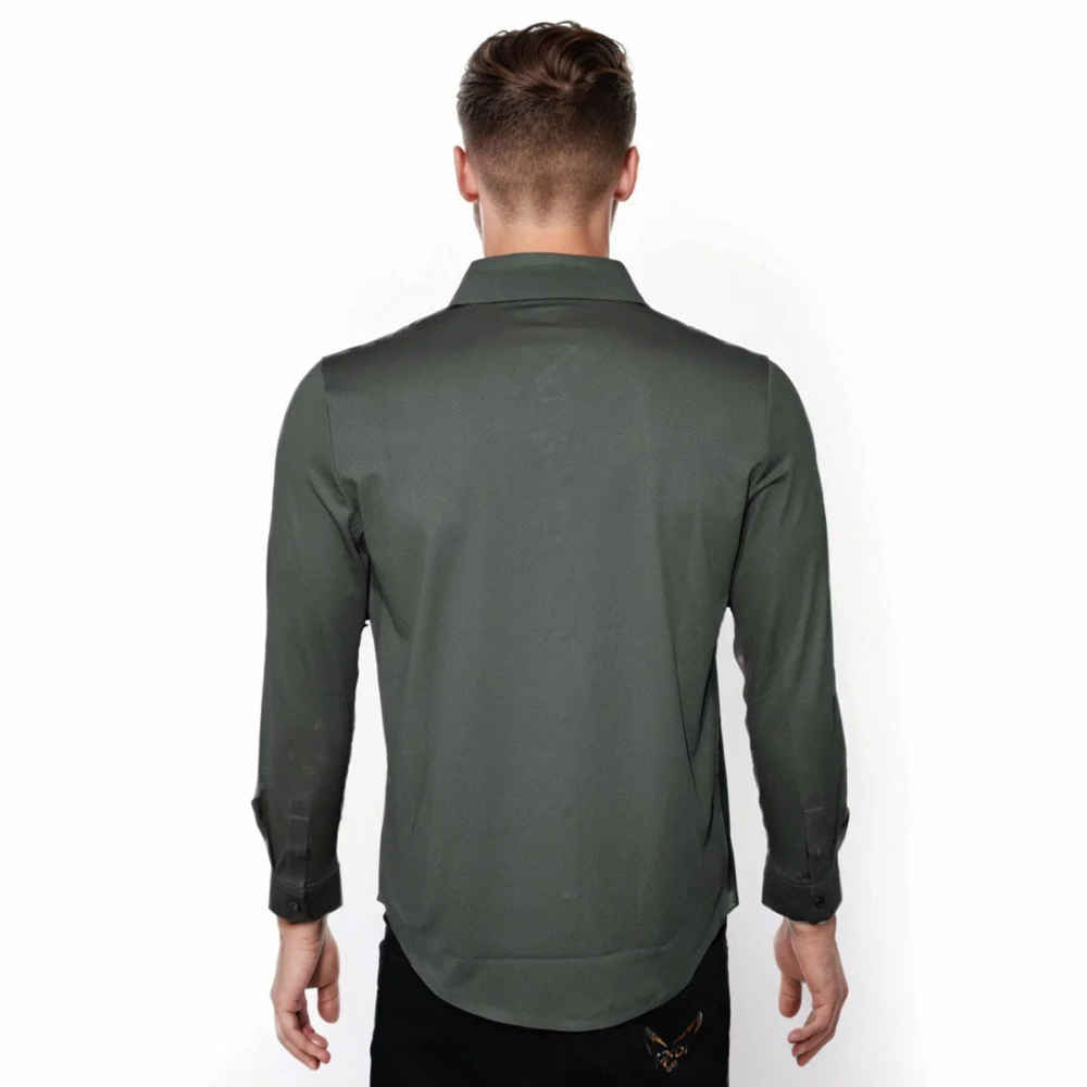 Hermes Dark Green Premium Quality Shirt-1