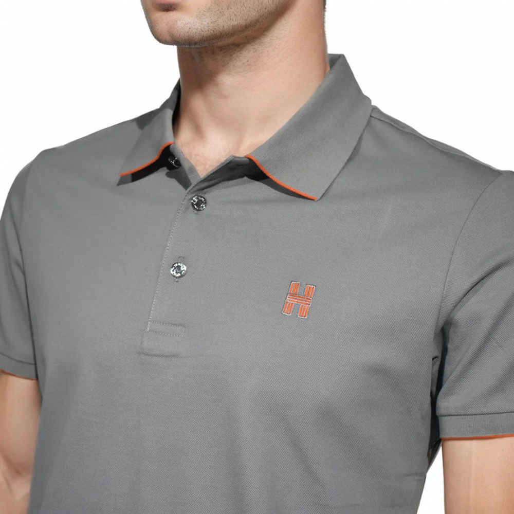 Hermes Grey Premium Quality T-shirt-2