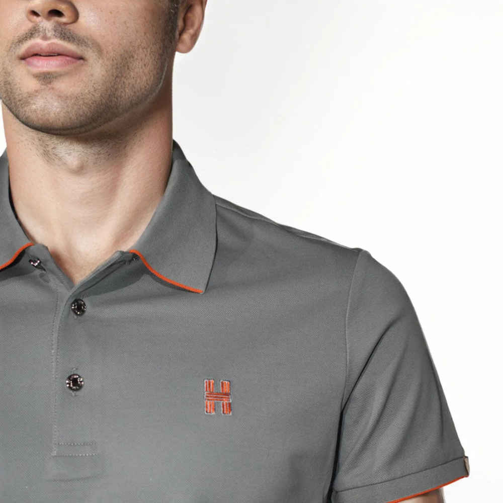 Hermes Grey Premium Quality T-shirt-4