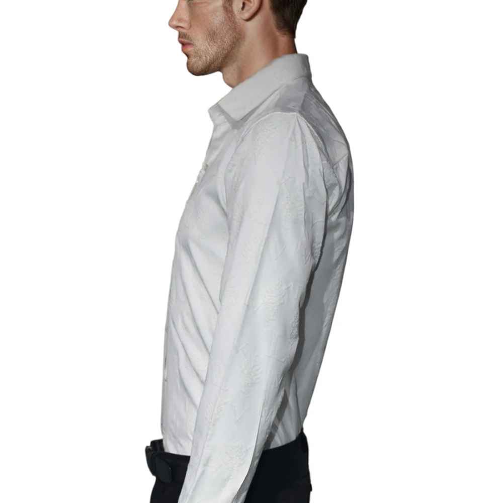 Louis Vuitton White Premium Quality Designer Shirt-3