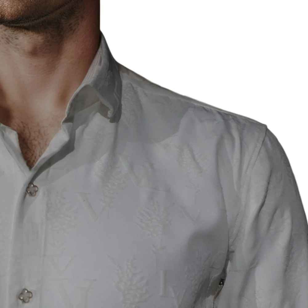 Louis Vuitton White Premium Quality Designer Shirt-4