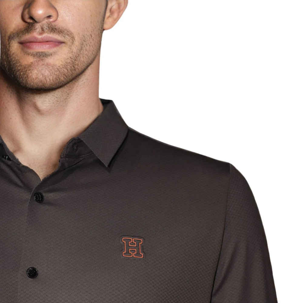 Hermes Paris Umber Brown Premium Quality Shirt-4