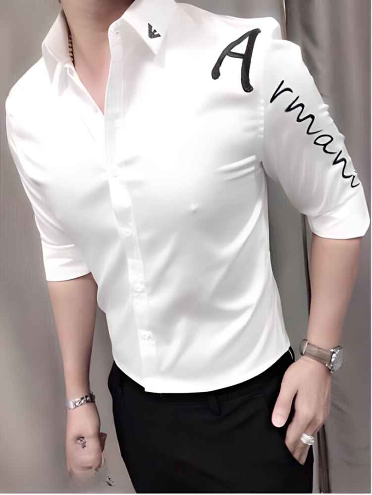 Armani Exchange White Premium Quality Shirt-2