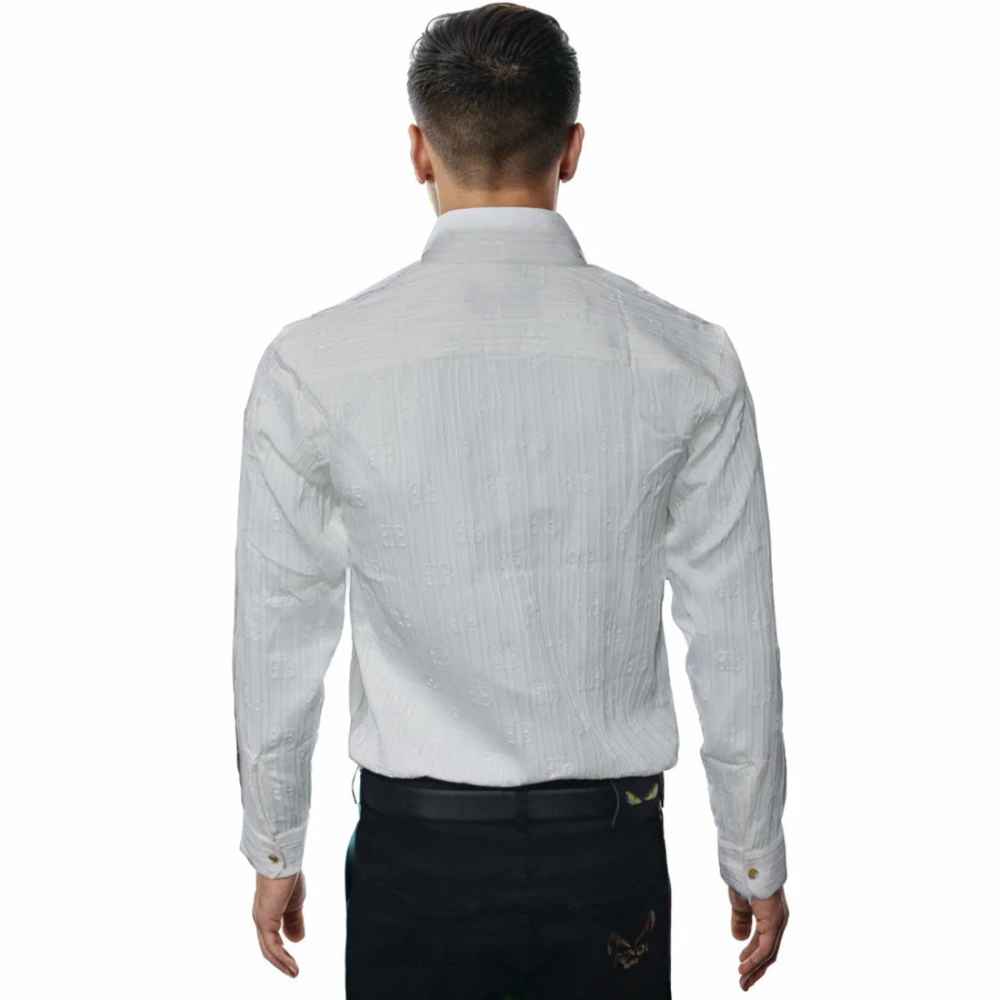 Balenciaga White Premium Quality Designer Shirt-1