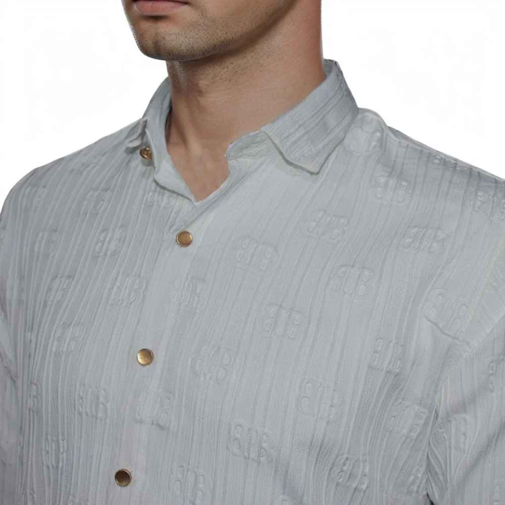 Balenciaga White Premium Quality Designer Shirt-2