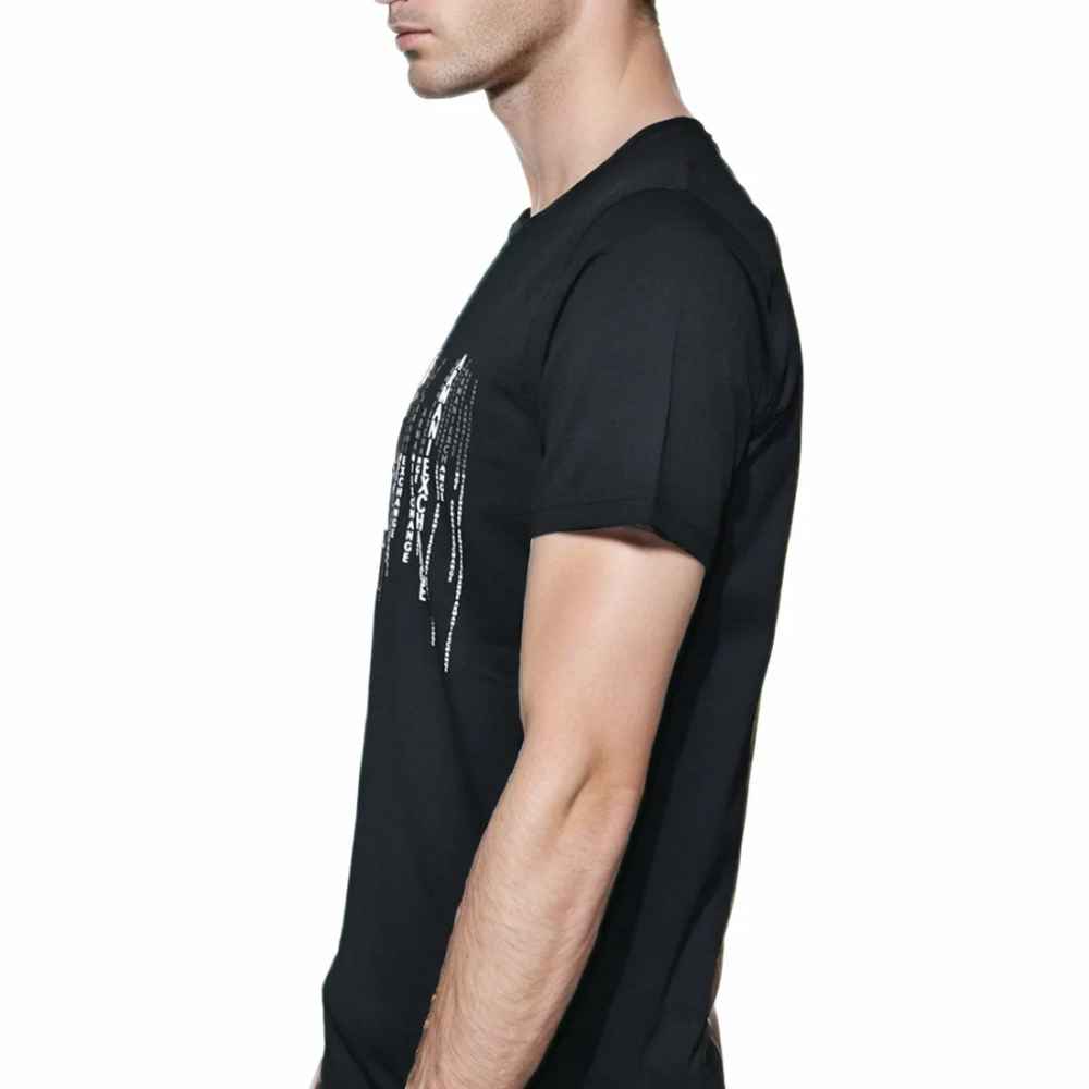 Armani Exchange Black Tone-on-Tone Premium T-shirt-3