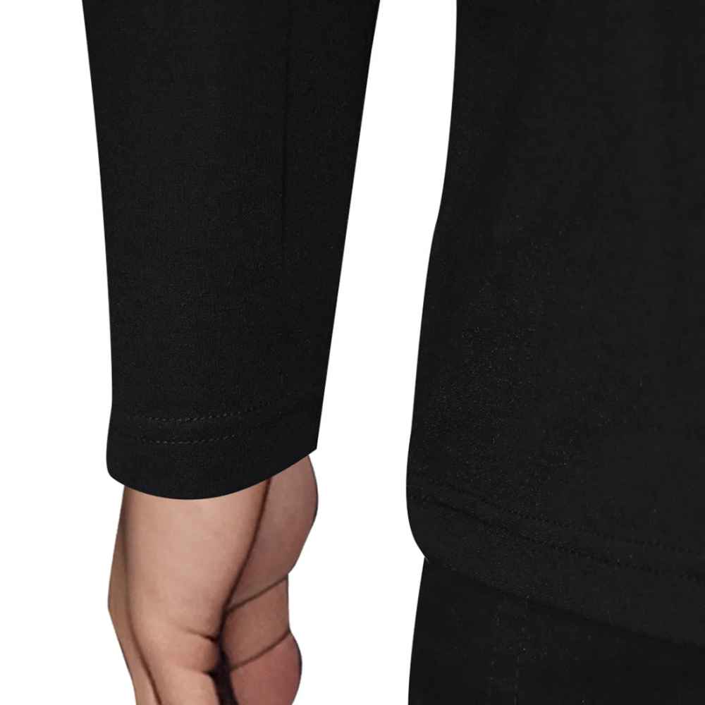 BOSS Black Interlock Cotton Polo T-shirt with Stripe Logo-5