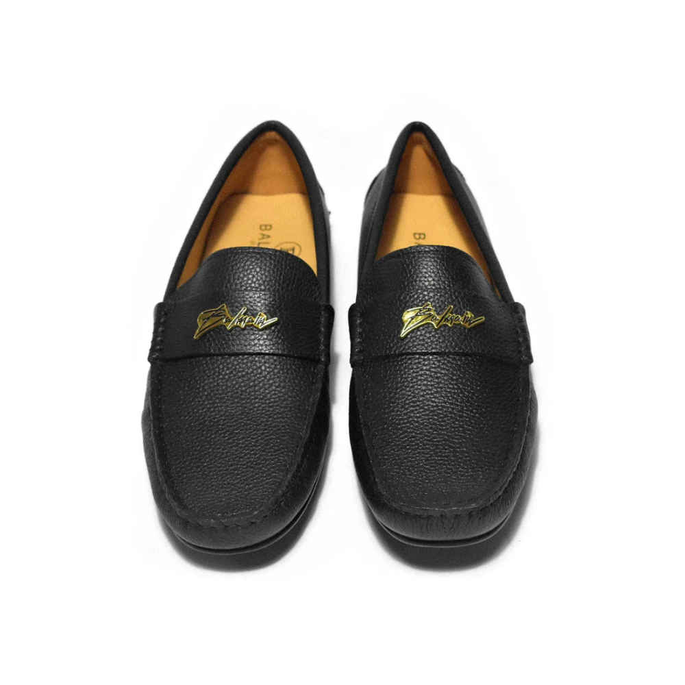 Balmain Black Premium Quality Loafers-3