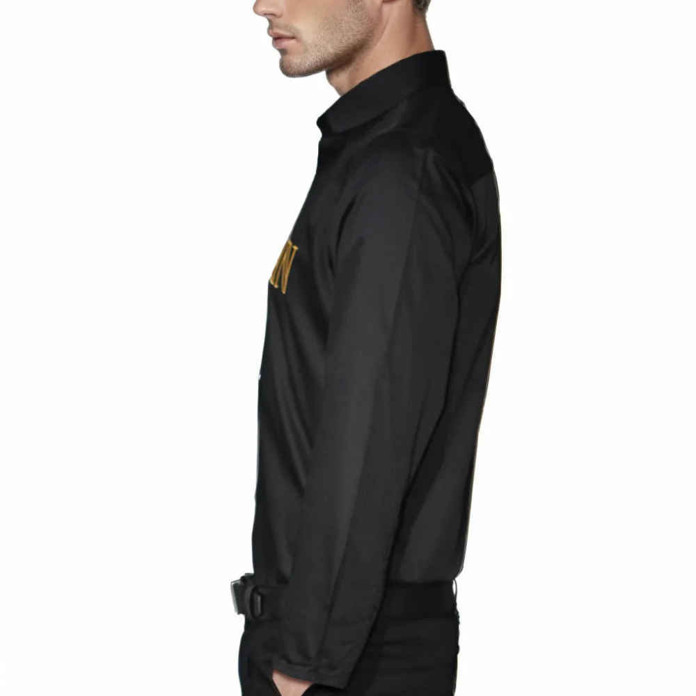 Balmain Black Premium Quality Long Sleeve Shirt-3