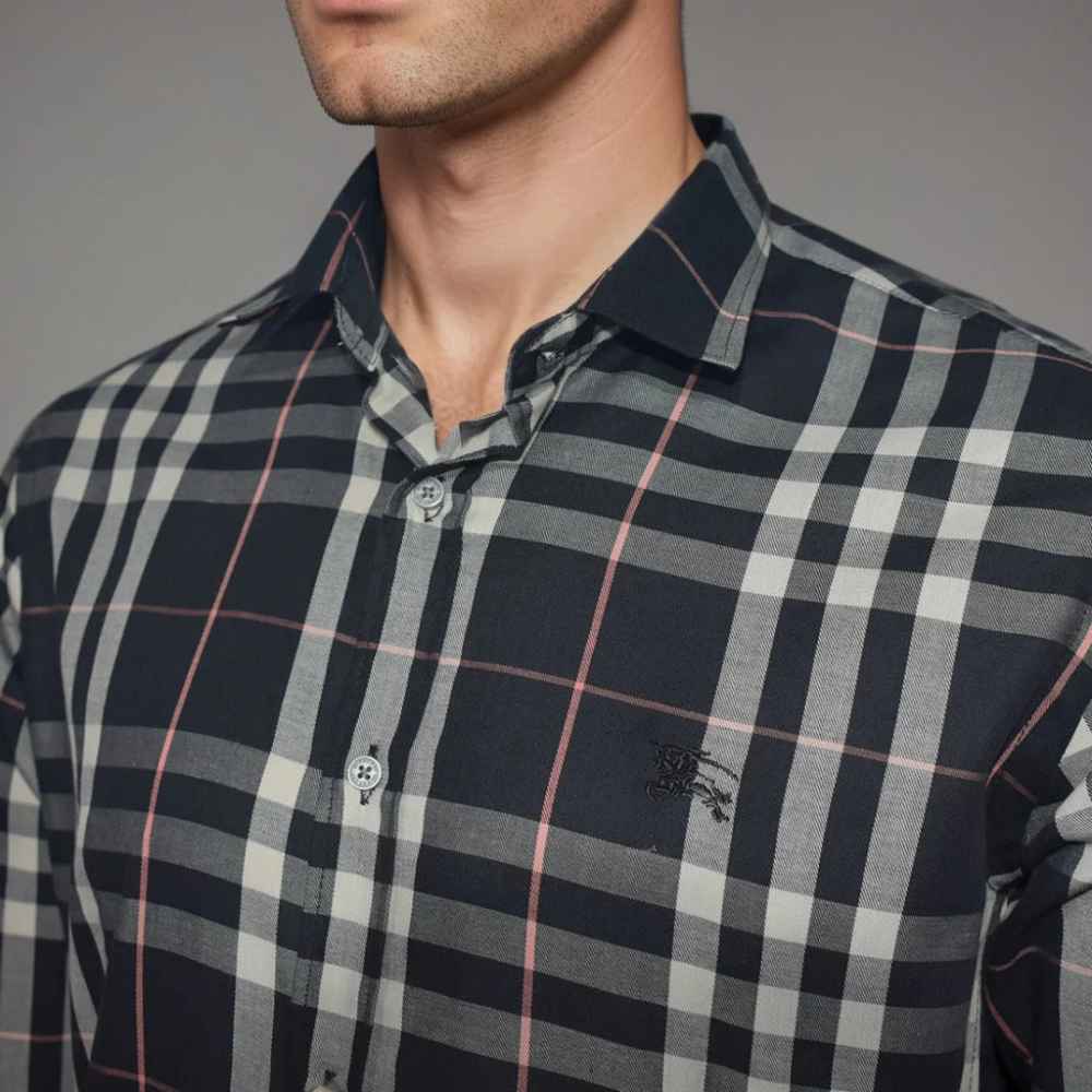 Burberry Black Check, Premium Quality Shirt-2