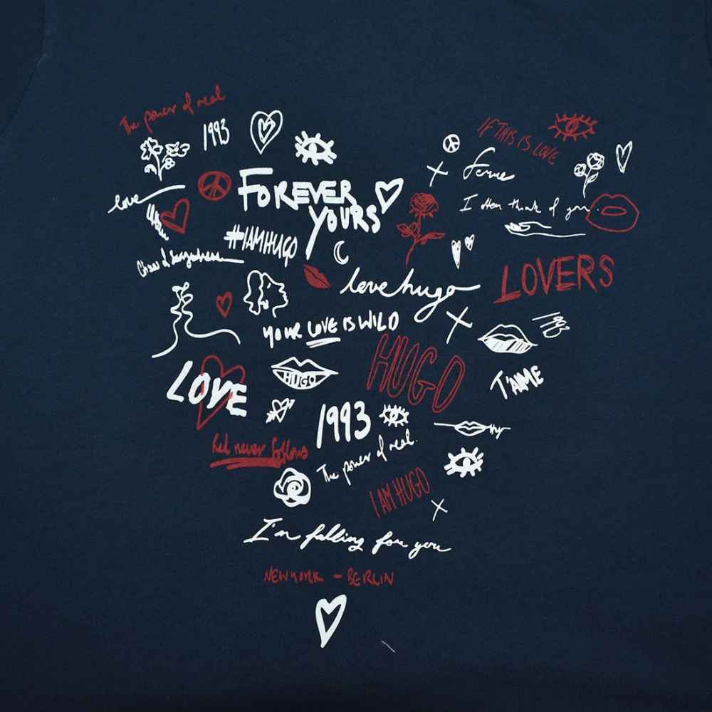 BOSS Blue Premium Quality Women T-shirt-3