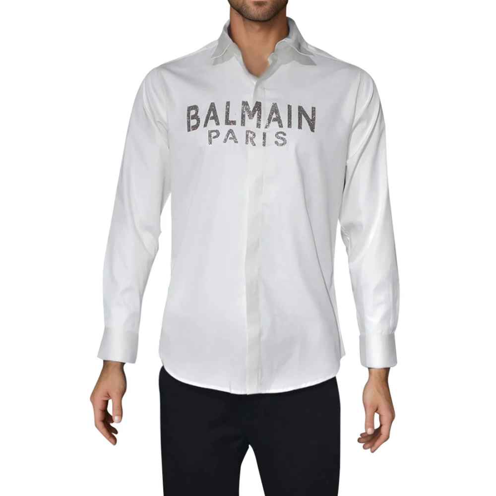 Balmain White Premium Quality Shirt-5