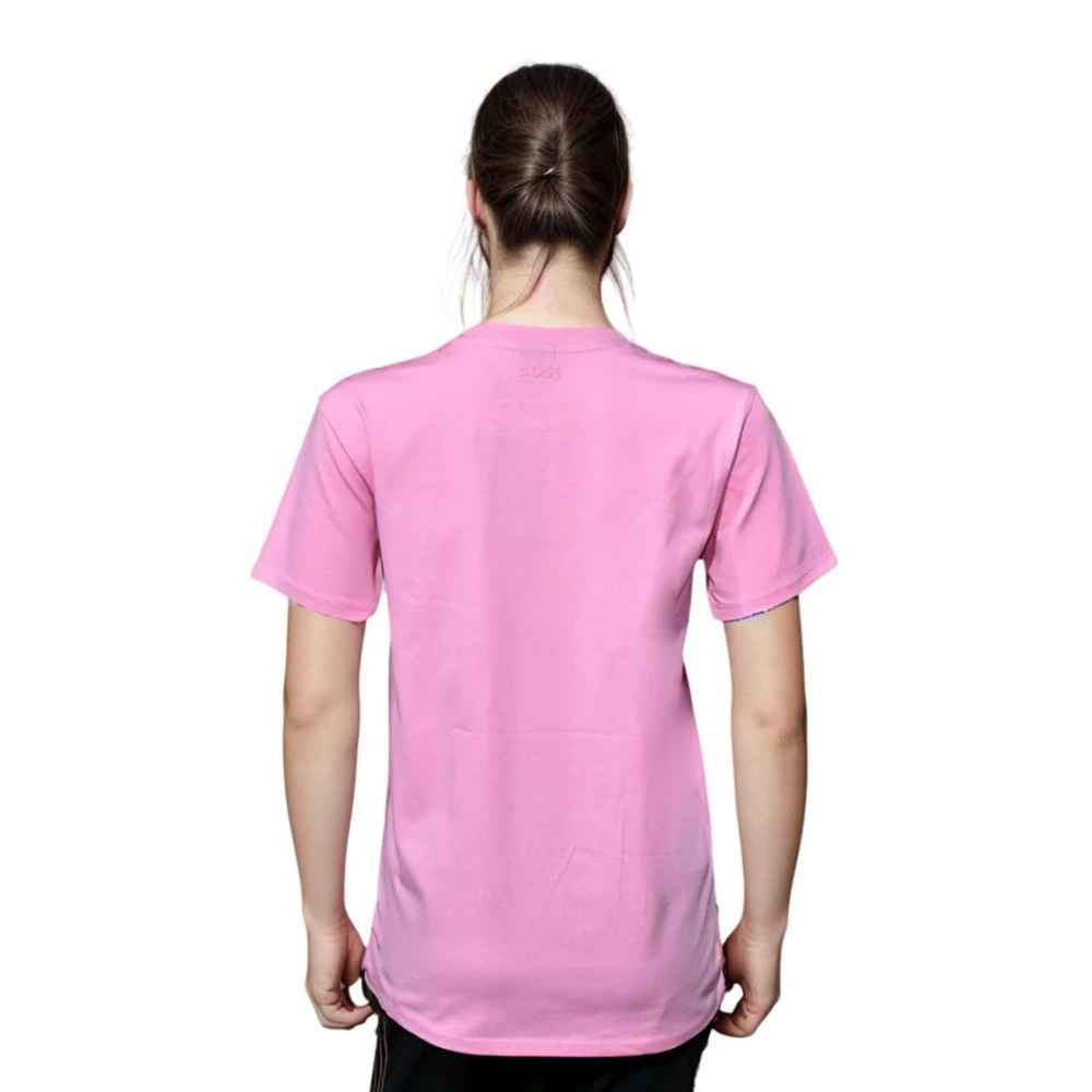 BOSS Pink Premium Quality Women T-shirt-1