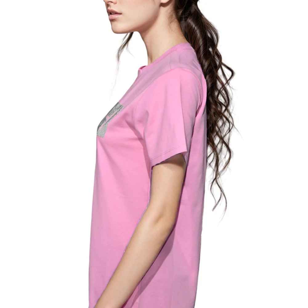 BOSS Pink Premium Quality Women T-shirt-2