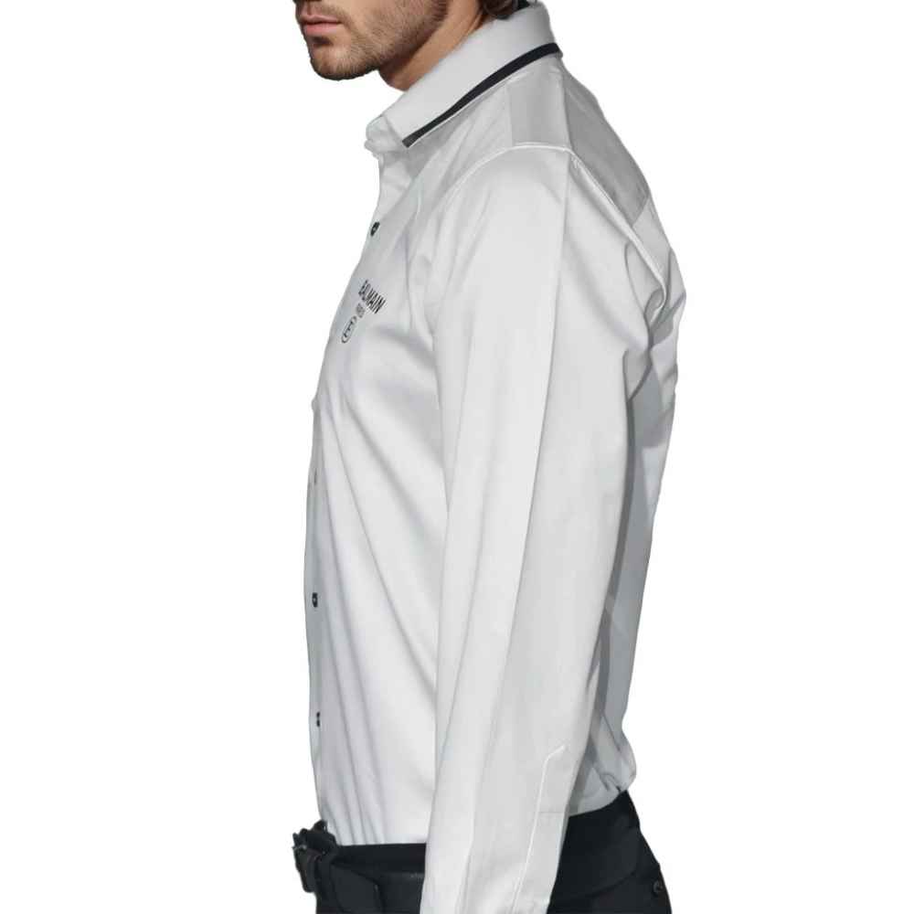 Balmain White Premium Quality Shirt-3