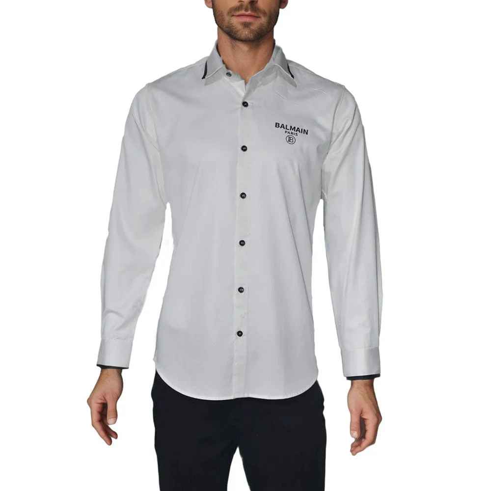 Balmain White Premium Quality Shirt-4