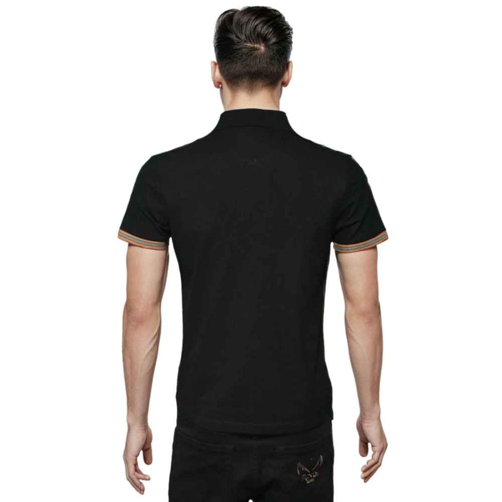 Burberry Embroidery Logo Black Premium T-shirt-1
