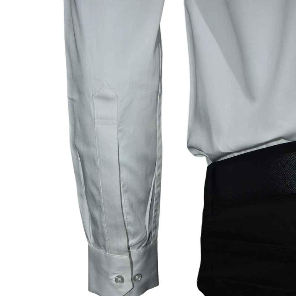 Balmain White Premium Quality Slim Fit Formal Men's Shirt-5