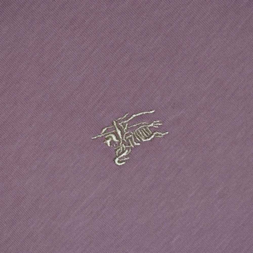 Burberry Embroidered logo Pink Premium Luxury Polo T-shirt-thumb-2