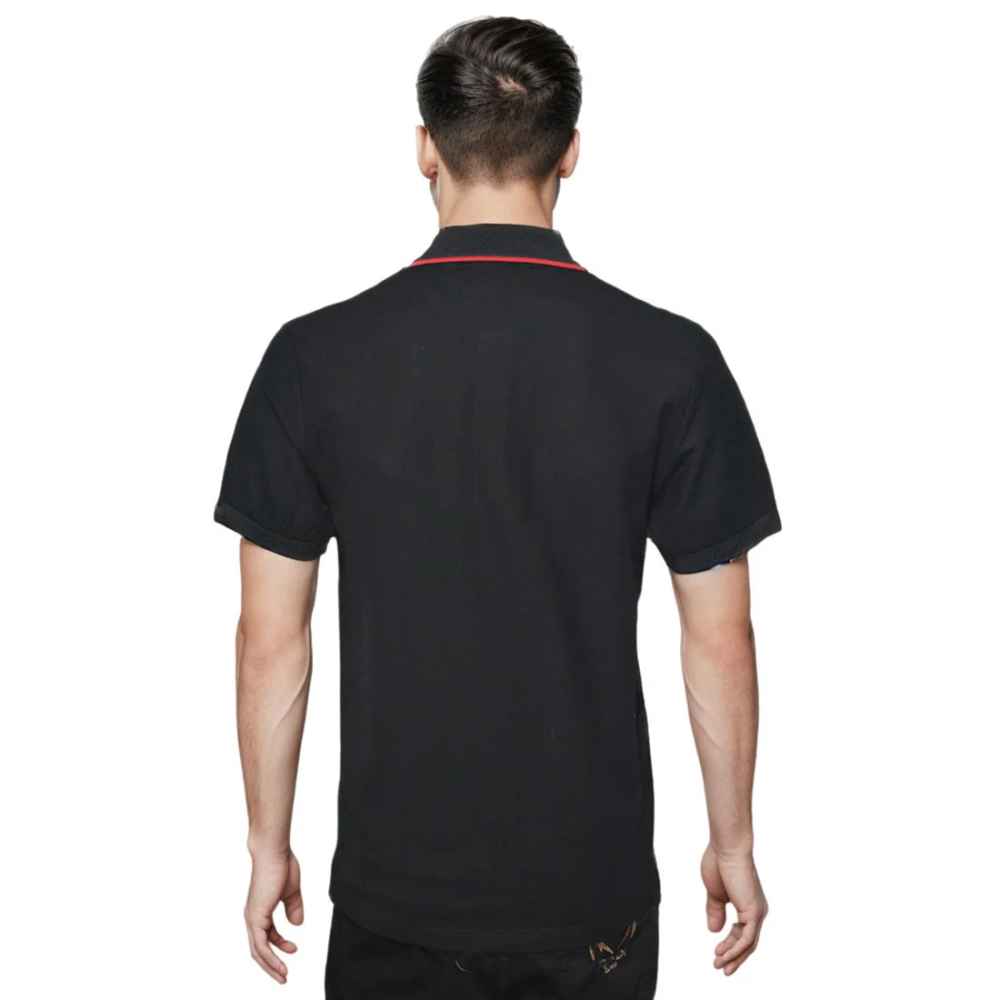 Burberry Icon Stripe Black Premium T-shirt-1