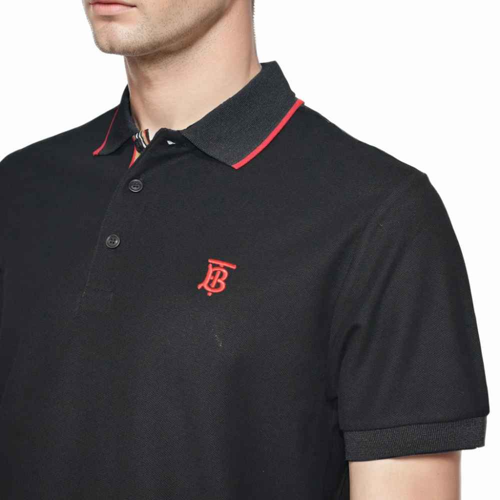 Burberry Icon Stripe Black Premium T-shirt-2