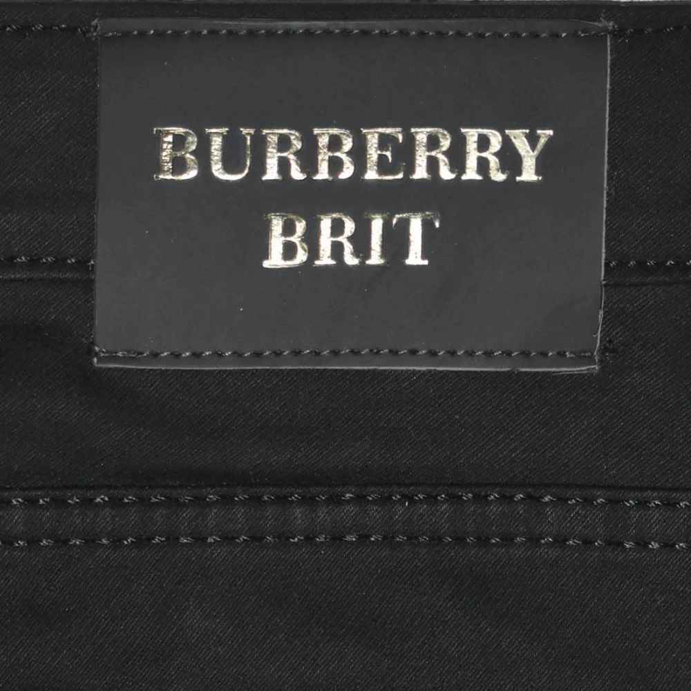 Burberry Black Premium Quality Jeans-thumb-4