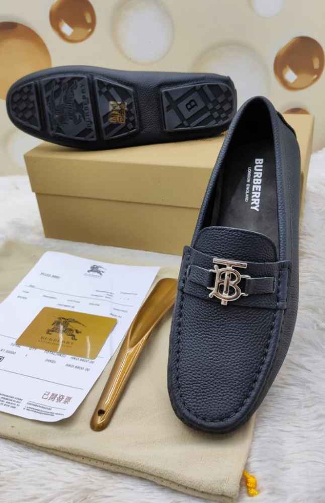 Burberry Black Premium Quality Loafers-thumb-0