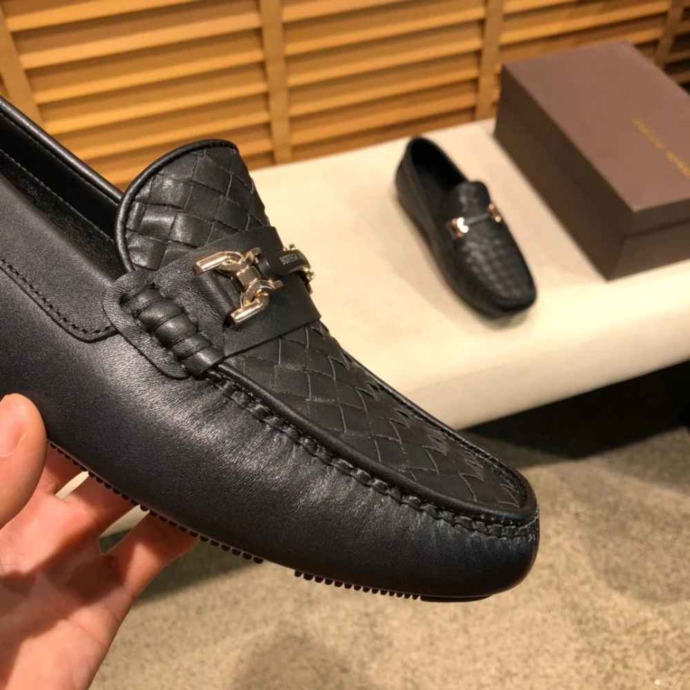 Bottega Veneta Black Premium Quality Loafers-4