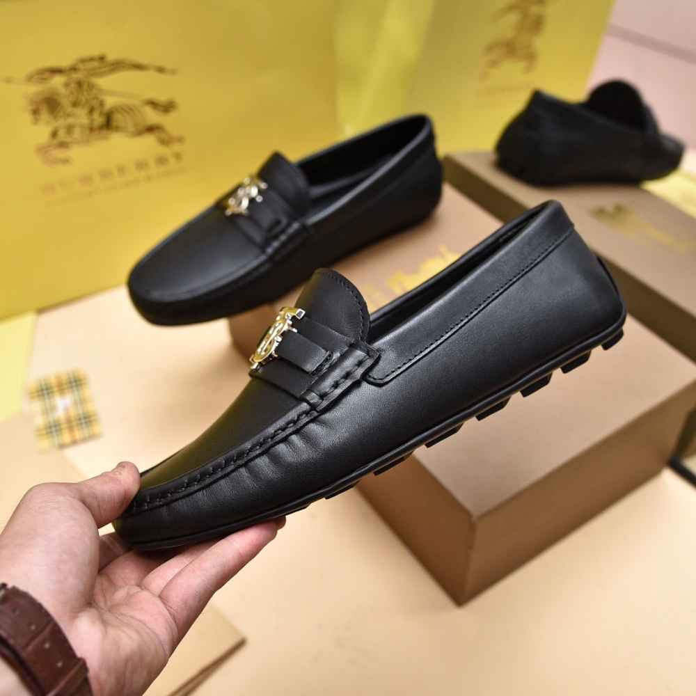Burberry Black Premium Quality Loafers-thumb-2