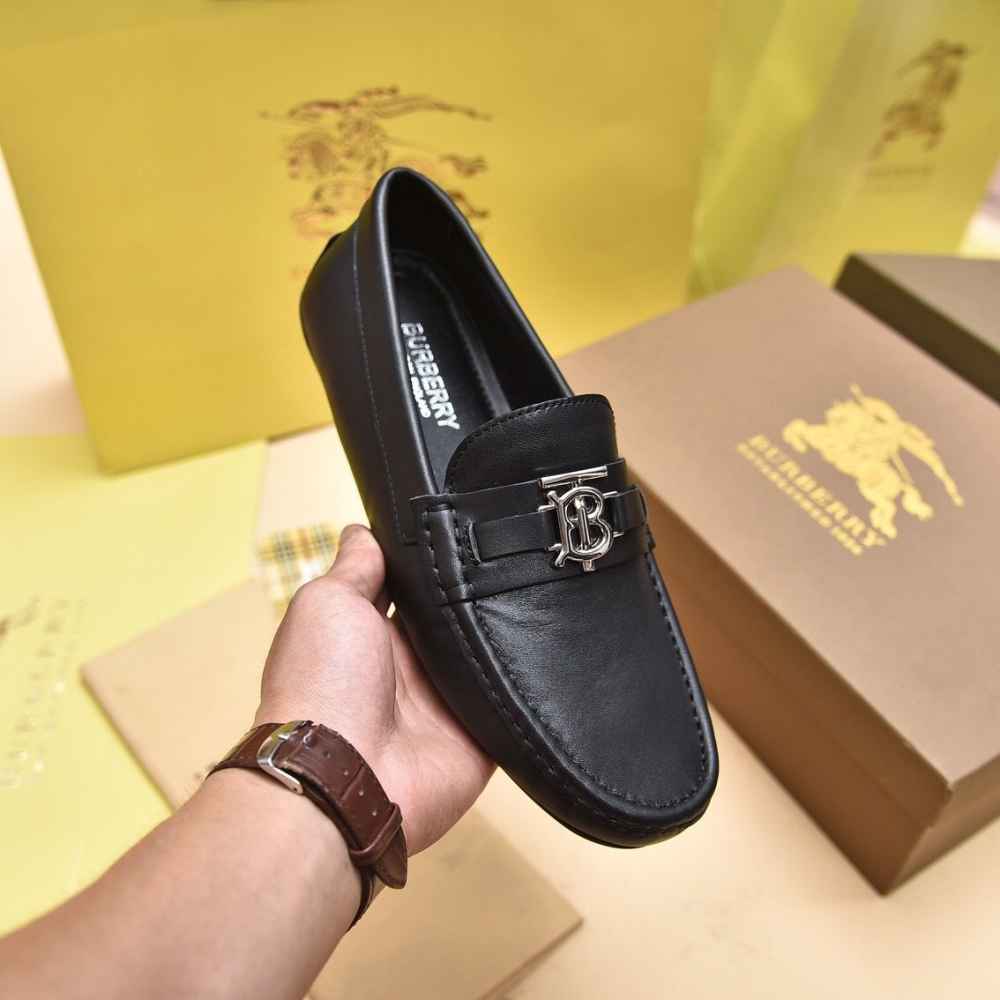 Burberry Black Premium Quality Loafers-thumb-4