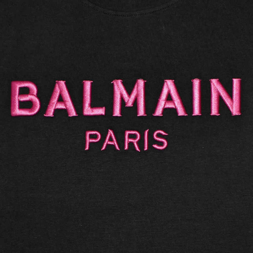 Balmain Black Premium Quality Women T-shirt-3