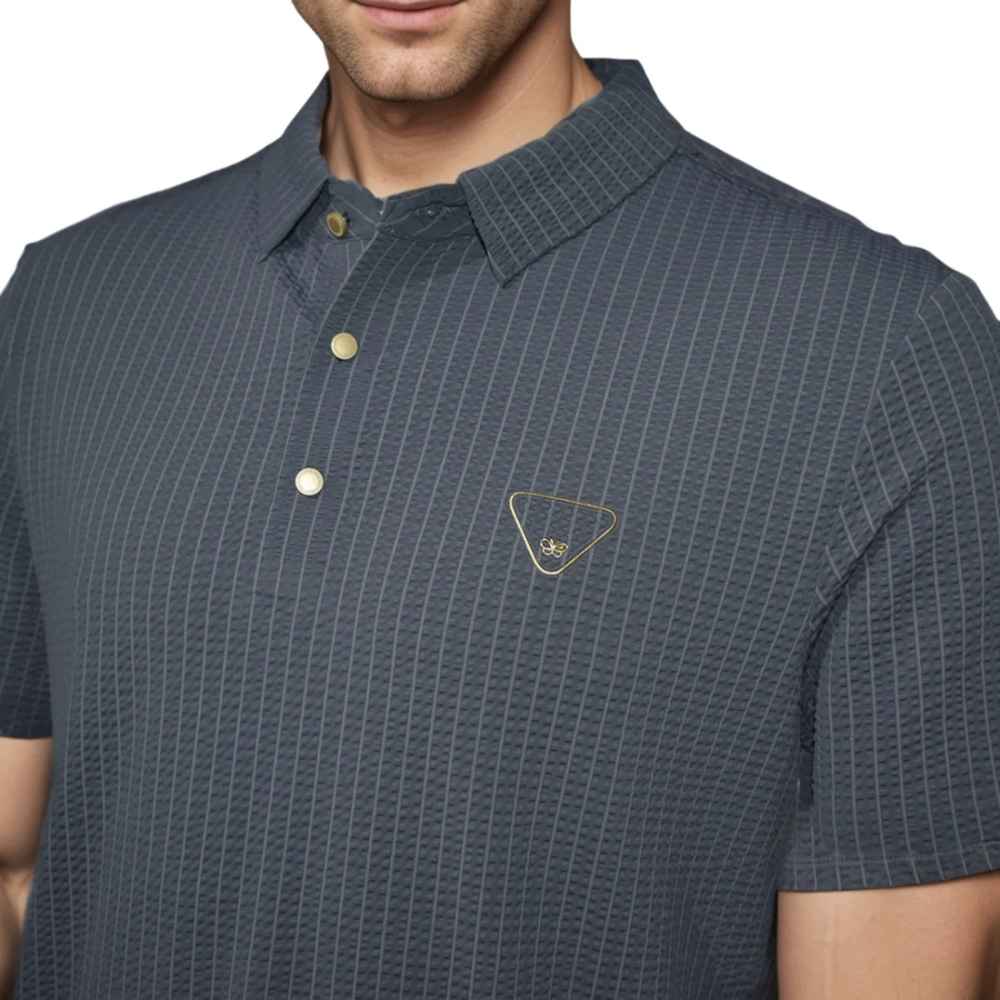 Bottega Veneta Blue Premium Quality Mens T-shirt-thumb-2