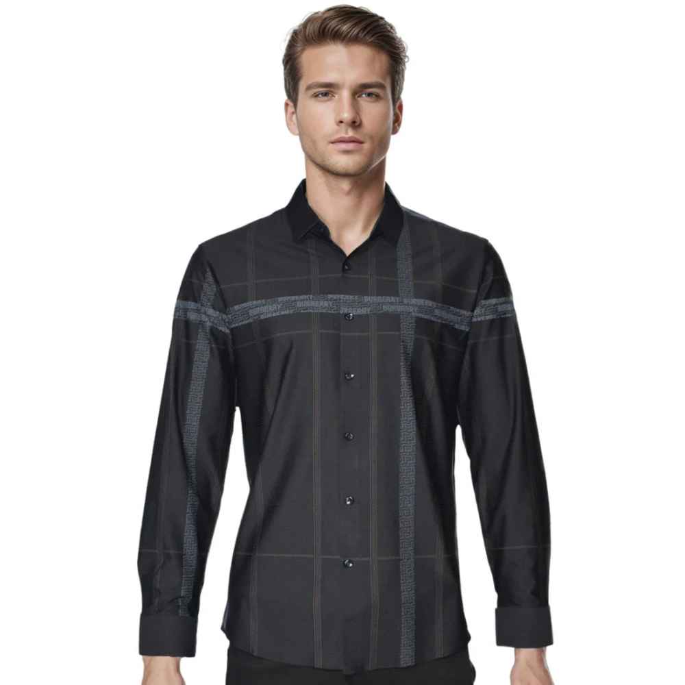 Burberry Black Premium Quality Shirt-thumb-0