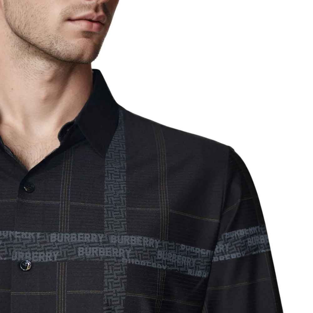 Burberry Black Premium Quality Shirt-thumb-5