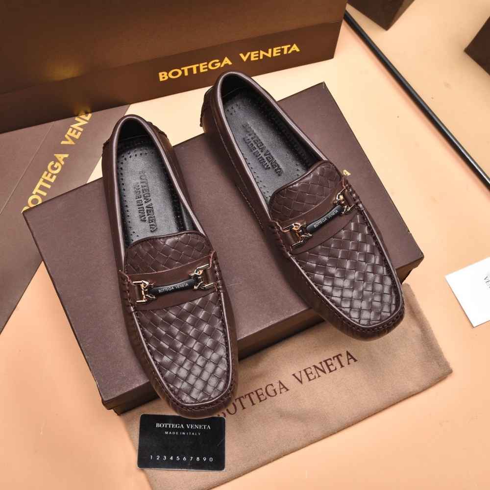 Bottega Veneta Brown Premium Quality Loafers-thumb-1