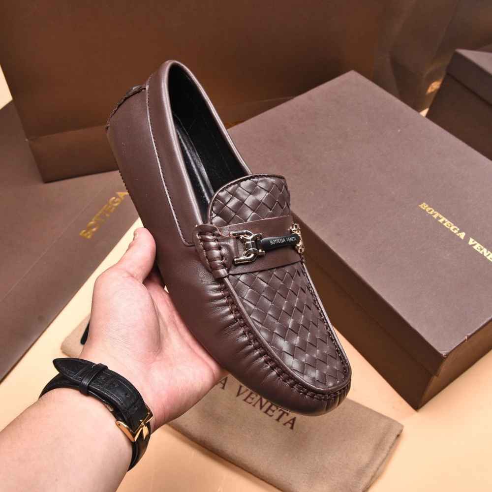 Bottega Veneta Brown Premium Quality Loafers-thumb-3