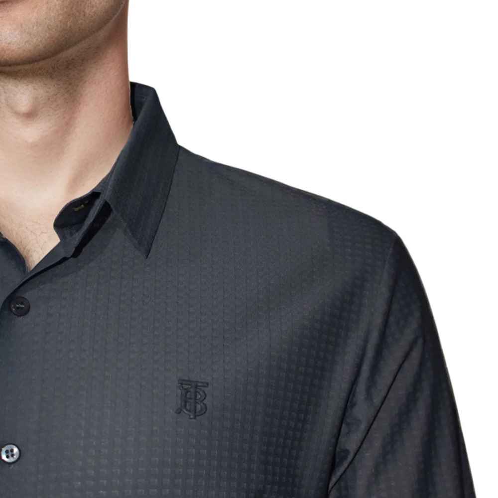 Burberry Dark Grey Premium Quality Shirt-5