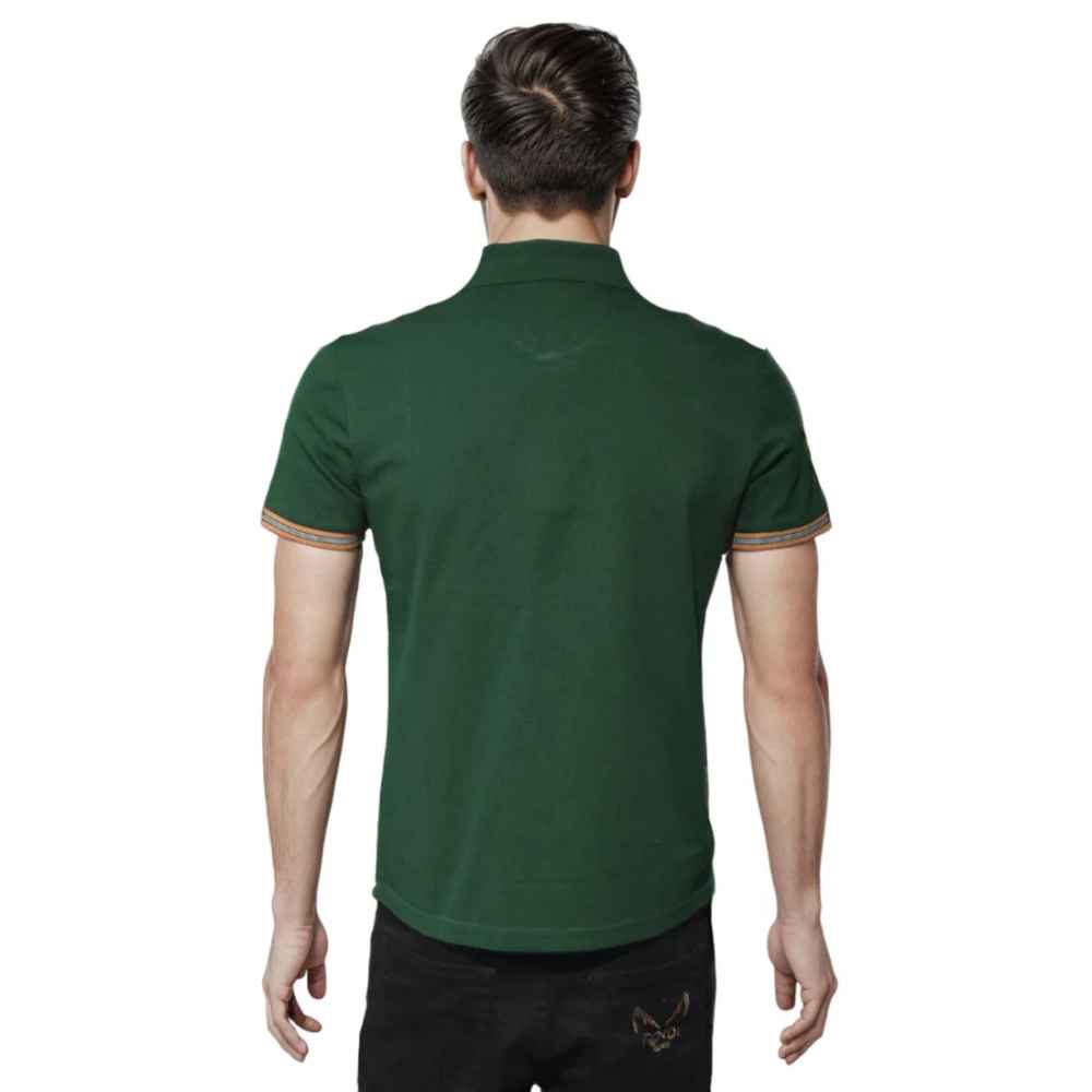 Burberry Embroidery Logo Green Premium T-shirt-1