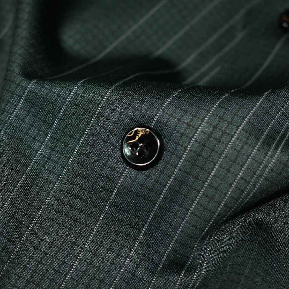 Burberry Dark Green Premium Quality Shirt-5