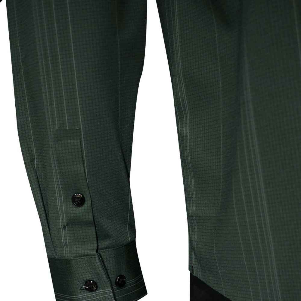 Burberry Dark Green Premium Quality Shirt-4