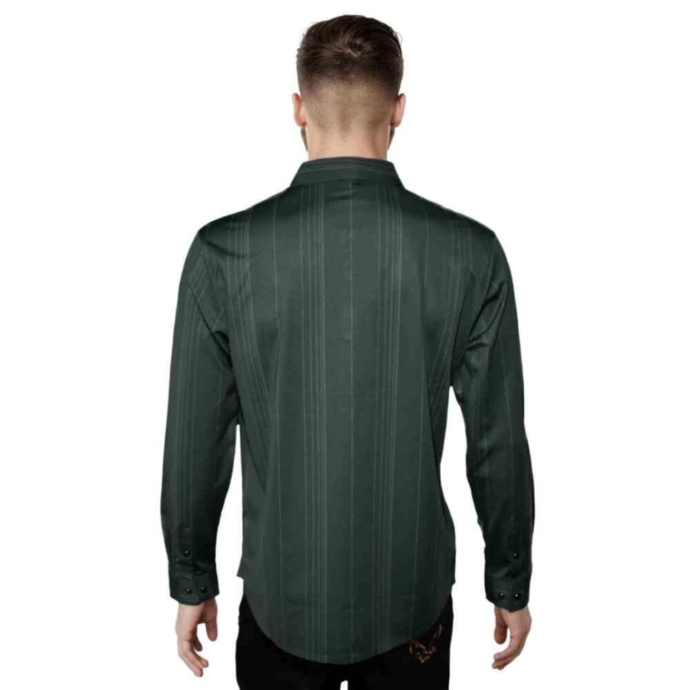 Burberry Dark Green Premium Quality Shirt-1