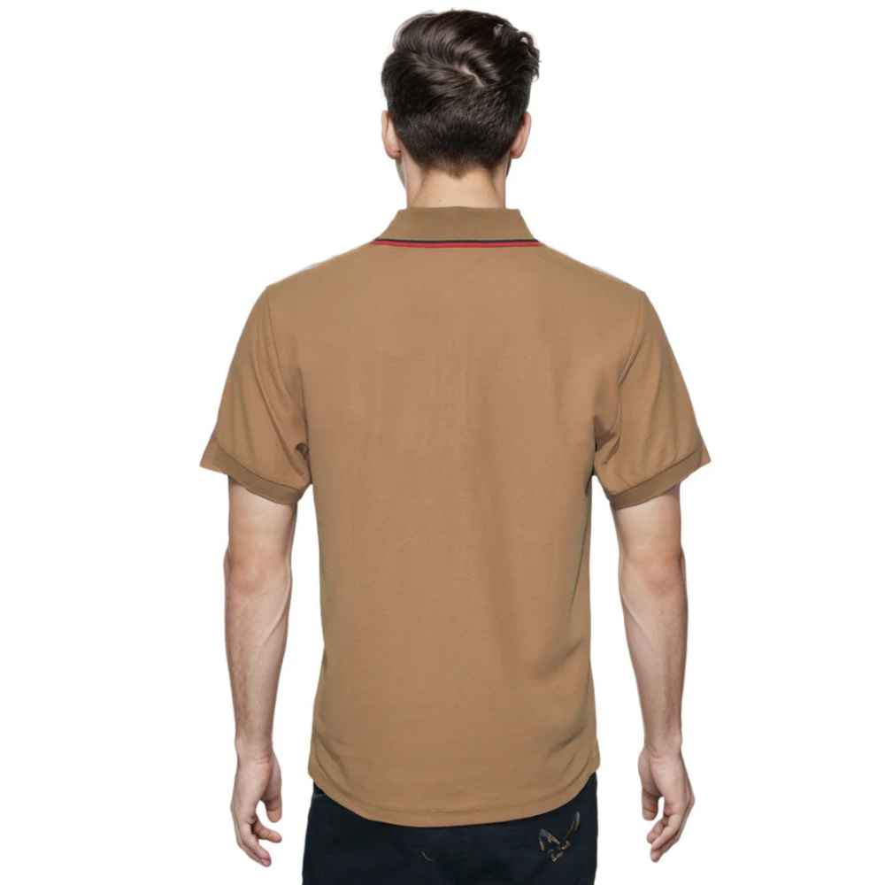 Burberry Icon Stripe Brown Premium T-shirt-thumb-1
