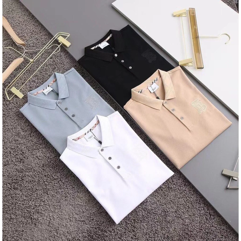 Burberry Brown Premium Quality Luxury Tees-thumb-6