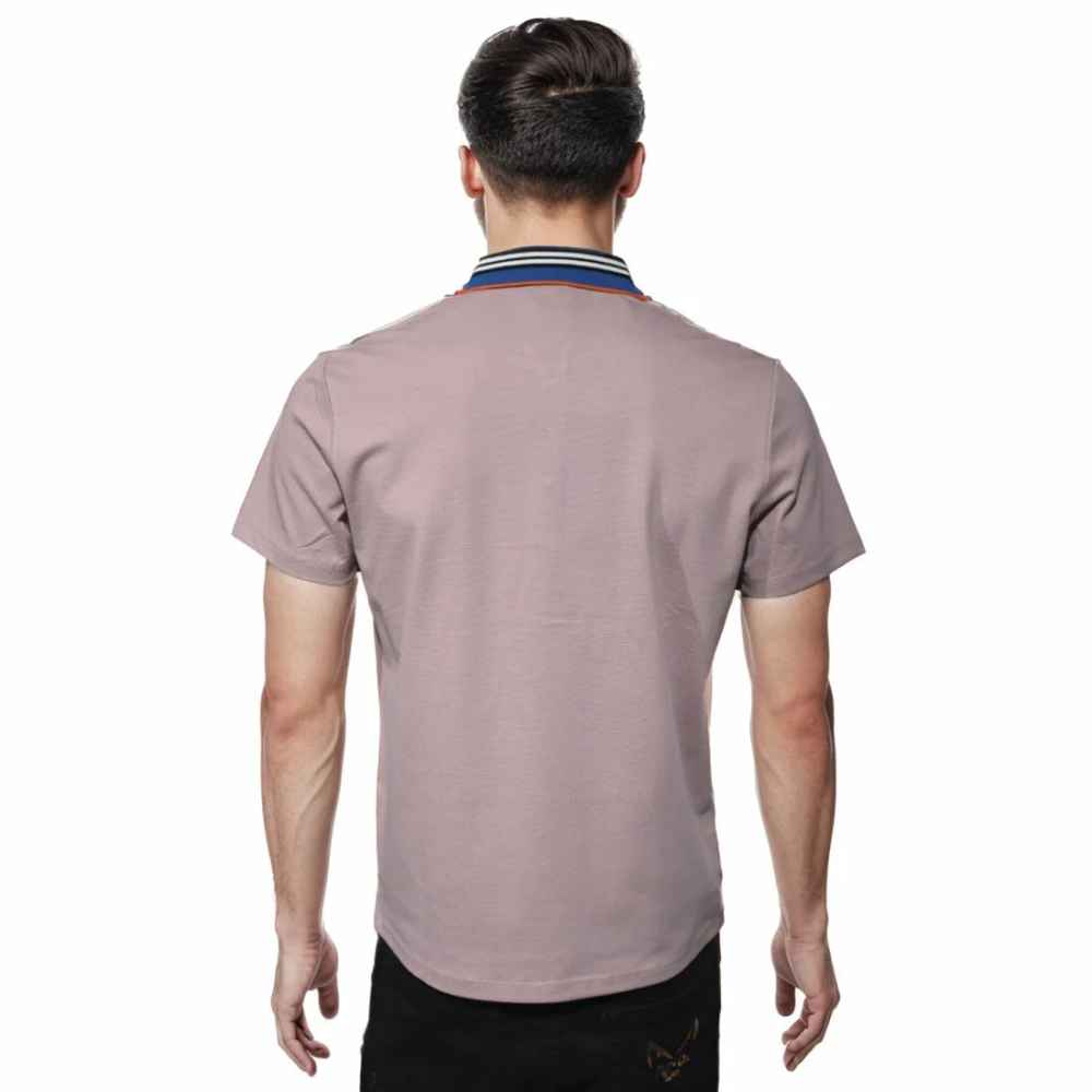 Burberry Embroidered Logo Light Purple Premium T-shirt-thumb-1