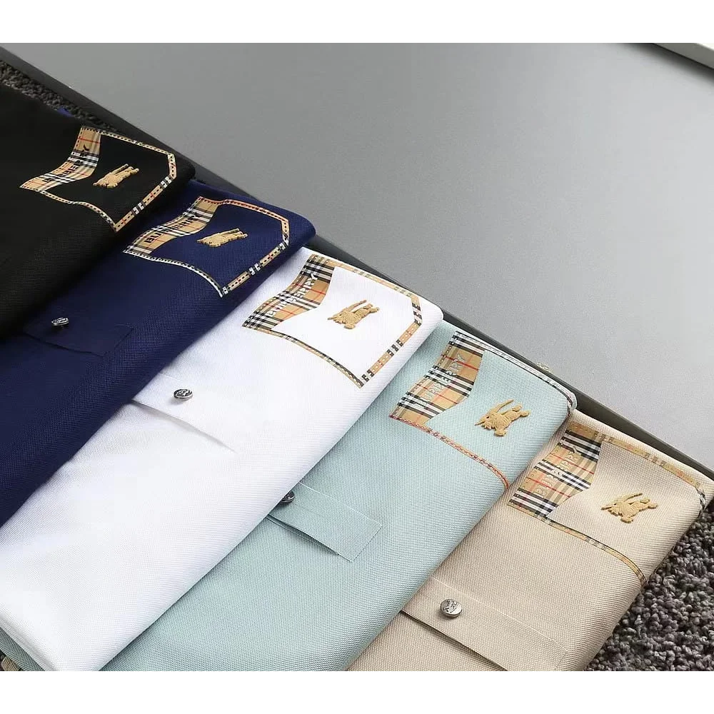 Burberry Brown Premium Quality Polo Tees-thumb-1