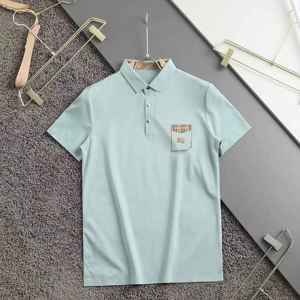 Burberry Green Premium Quality Polo Tees-6