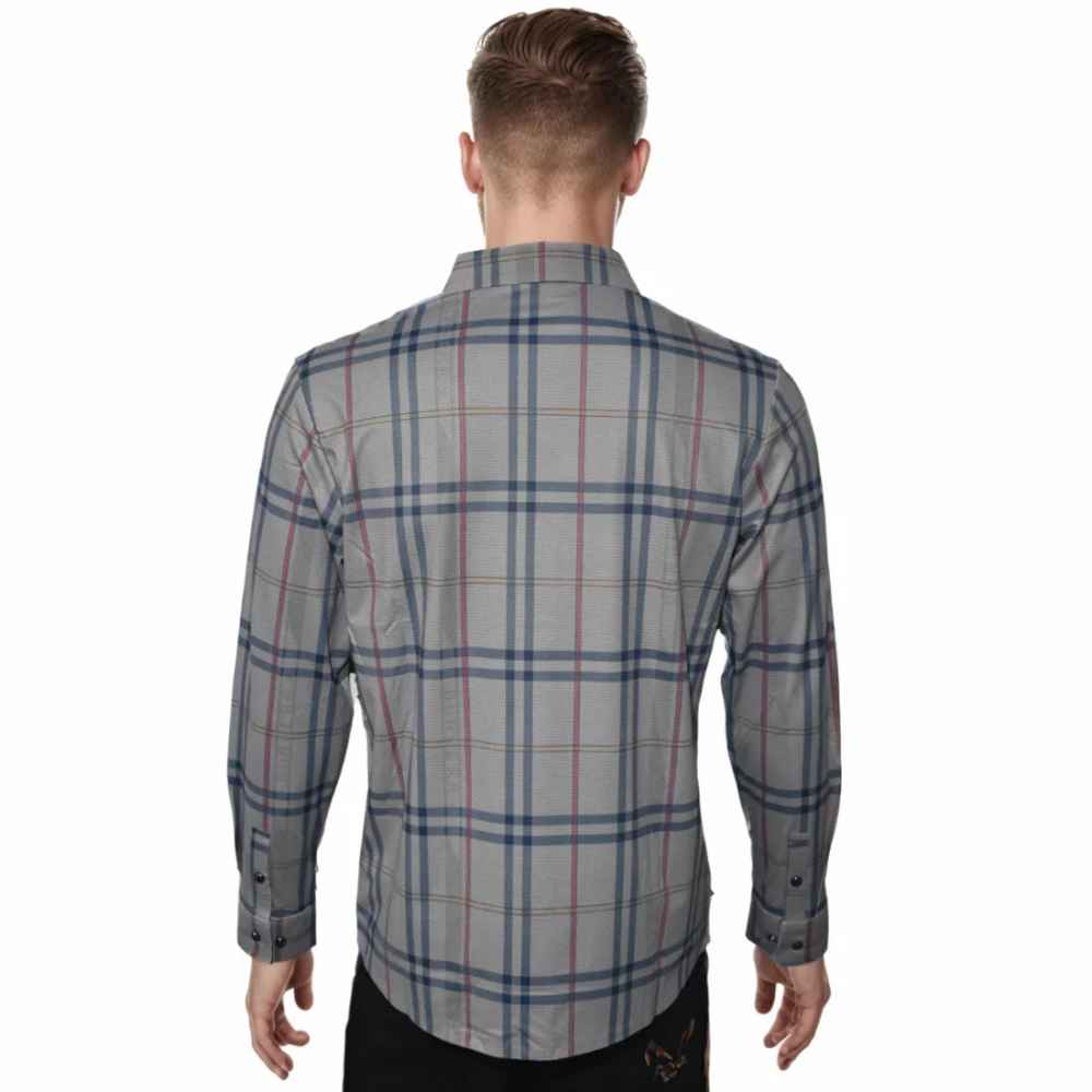 Burberry Grey Premium Quality Shirt-1