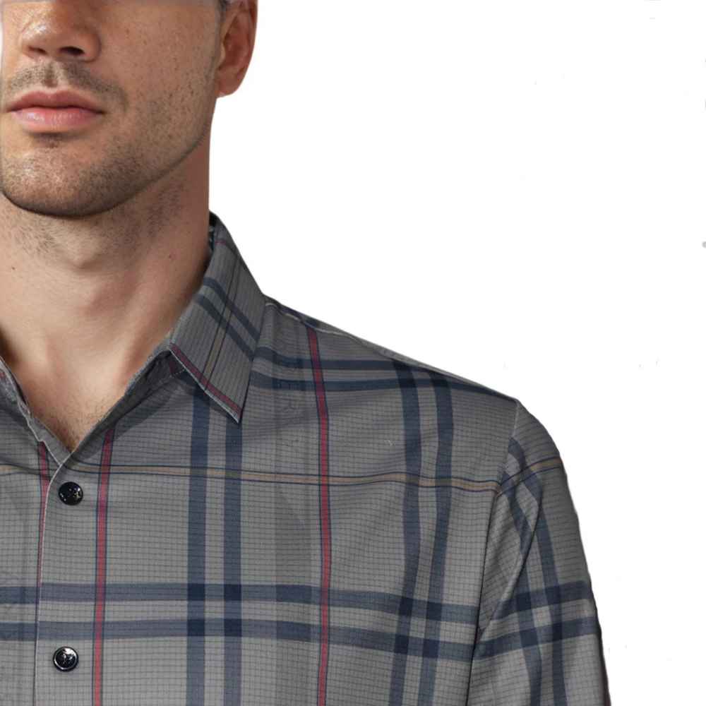 Burberry Grey Premium Quality Shirt-5